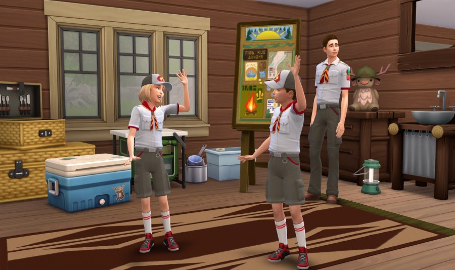 Sims 4 Seasons: cserkészek