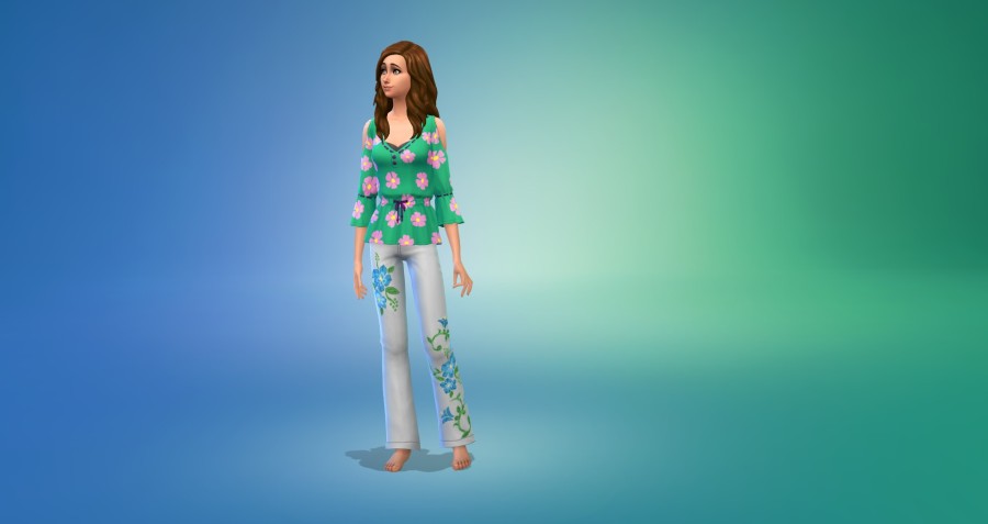 Sims 4 Parenthood játékcsomaggal érkezett nói ruha
