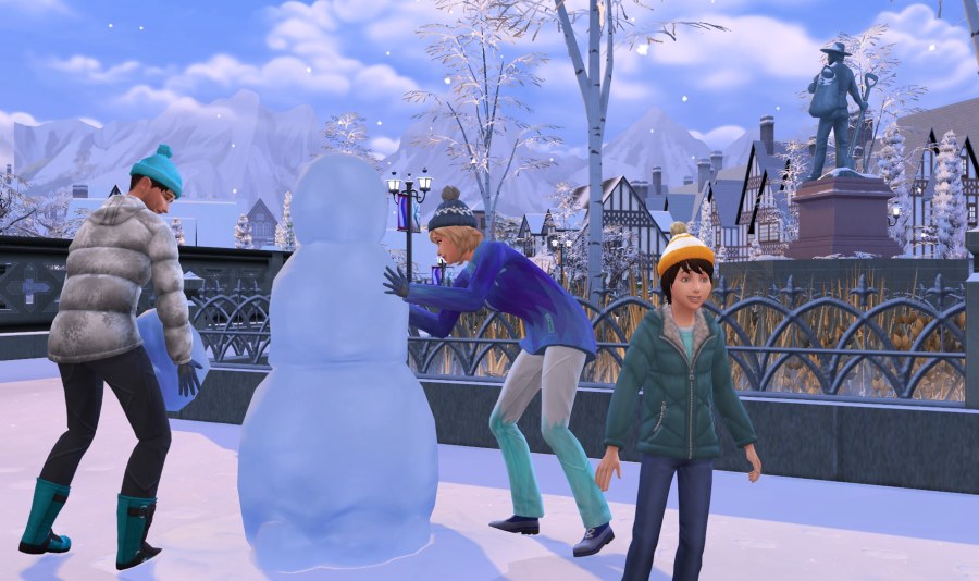Sims 4 Seasons: hóemberépítés