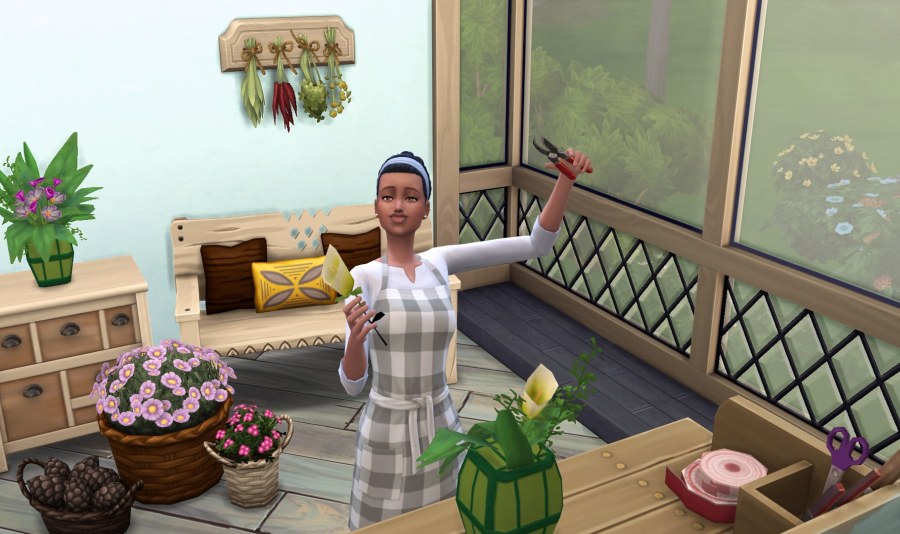 Sims 4 Seasons: virágcsokorkészítés